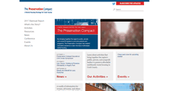 Desktop Screenshot of preservationcompact.org